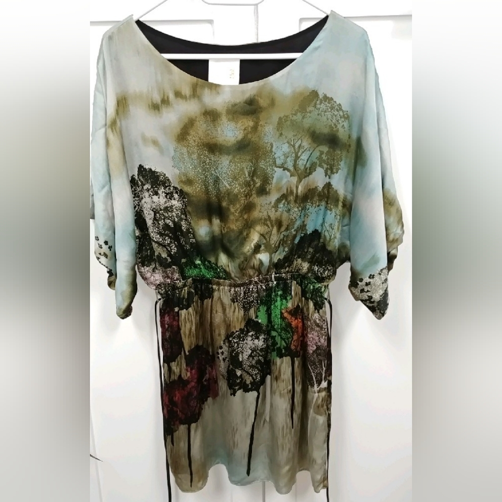 Line & Dot silk dress.